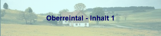 Oberreintal - Inhalt 1