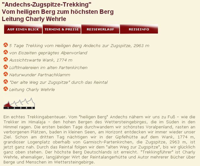 Andechs-Zugspitz-Trekking