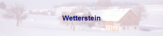 Wetterstein