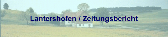 Lantershofen / Zeitungsbericht
