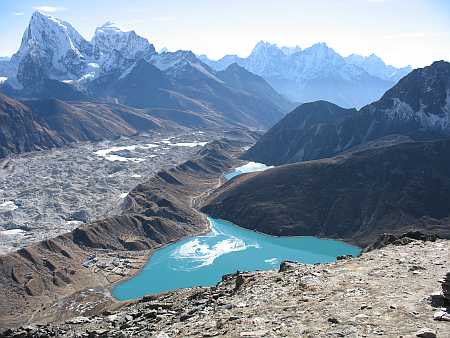 Vom Gokyo Ri mit Ama Dablam