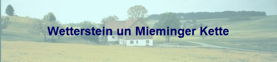 Wetterstein un Mieminger Kette