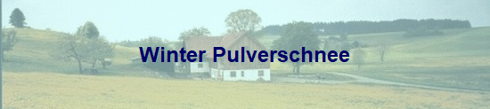 Winter Pulverschnee